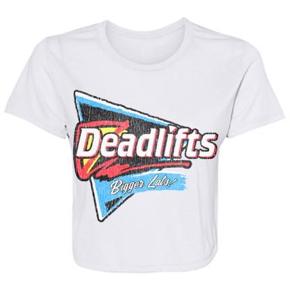 DEADLIFTS: BIGGER LATS! Womens' Crop Top