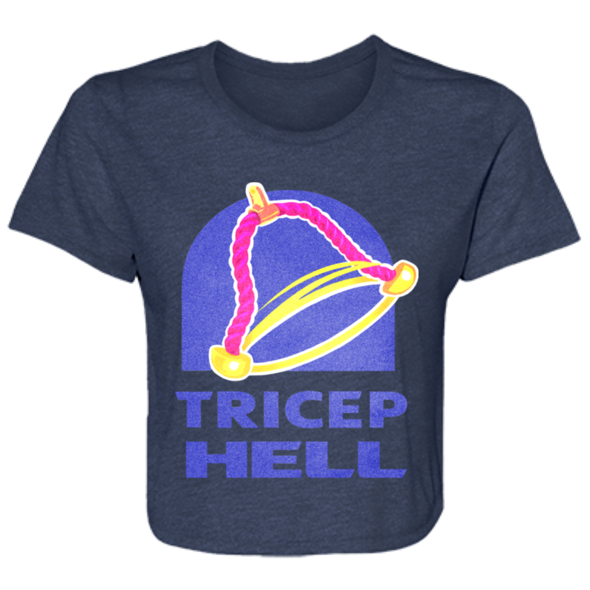 TRICEP HELL Womens' Crop Top