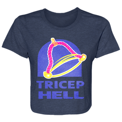 TRICEP HELL Womens' Crop Top