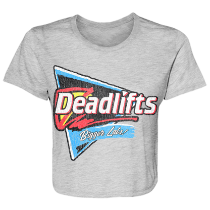 DEADLIFTS: BIGGER LATS! Womens' Crop Top