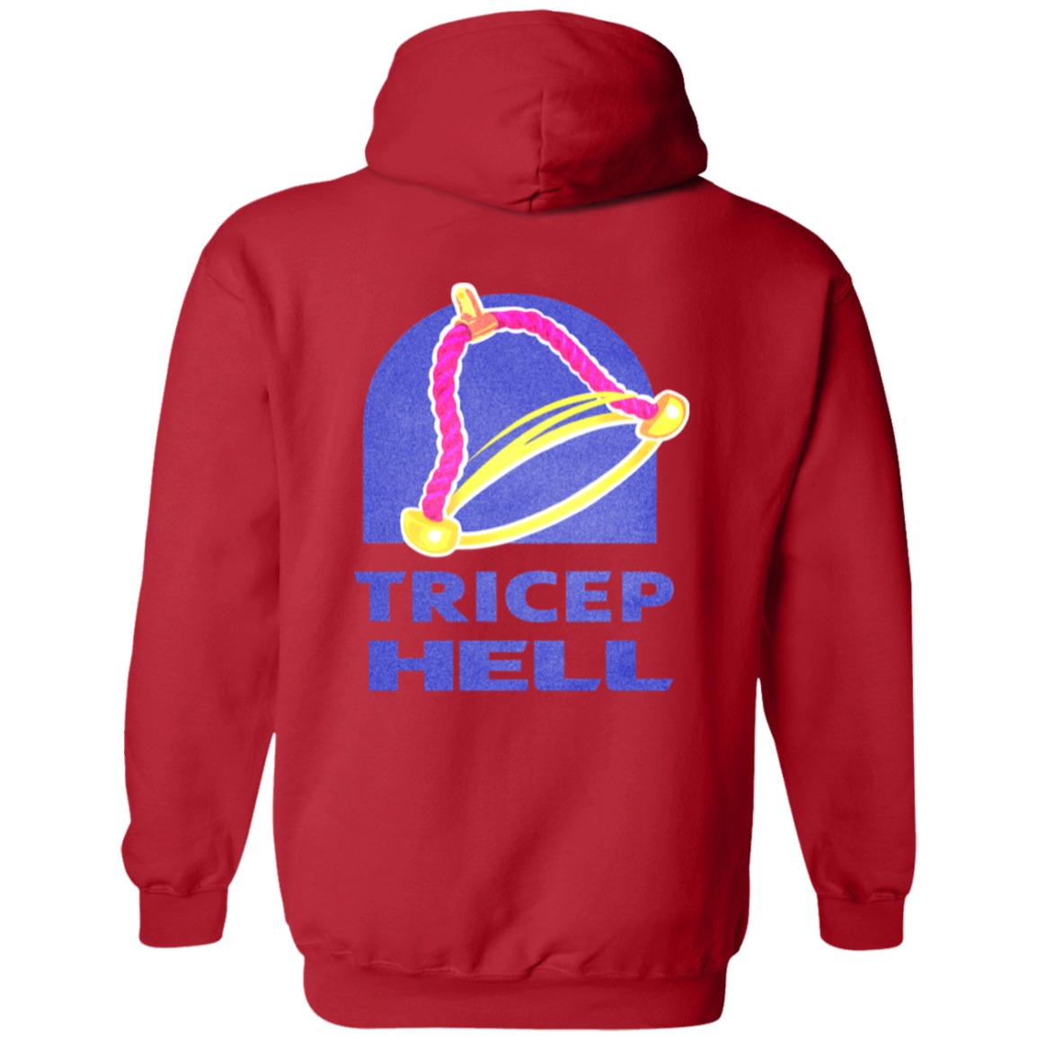 TRICEP HELL 2-Sided Zip-Up Hoodie