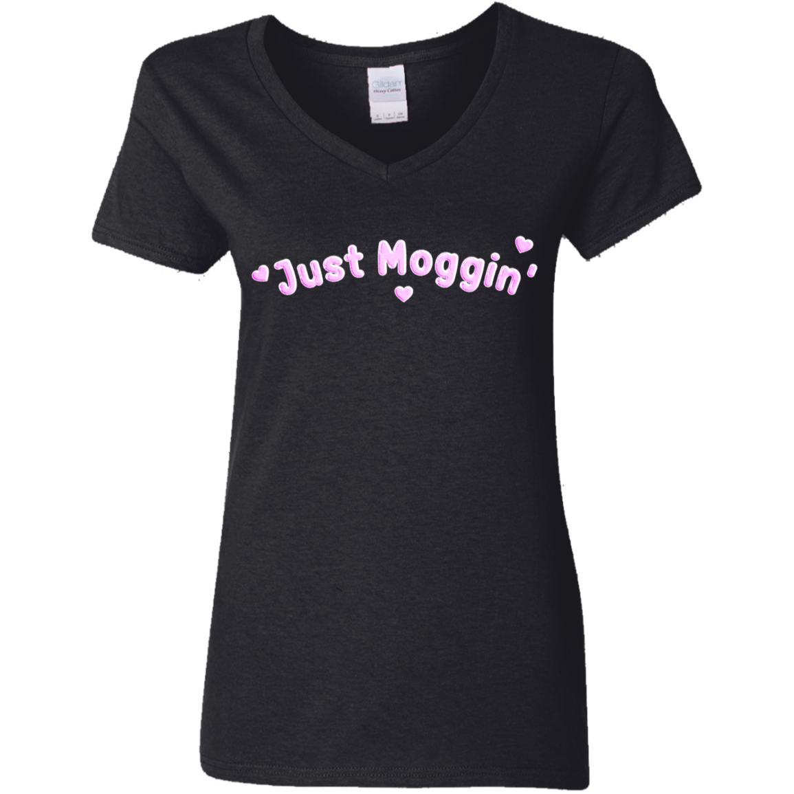 JUST MOGGIN' Womens' Fitted T-Shirt