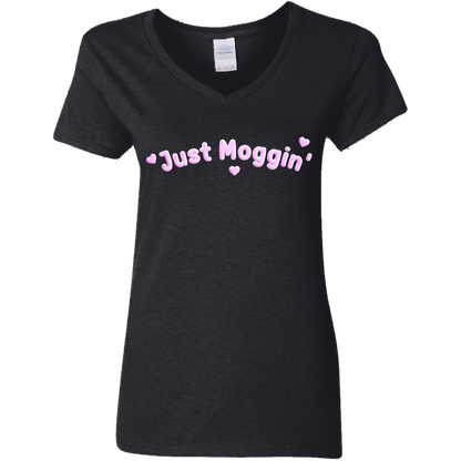 JUST MOGGIN' Womens' Fitted T-Shirt