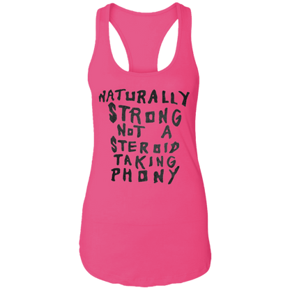 NATURALLY STRONG Womens' Racerback Tank