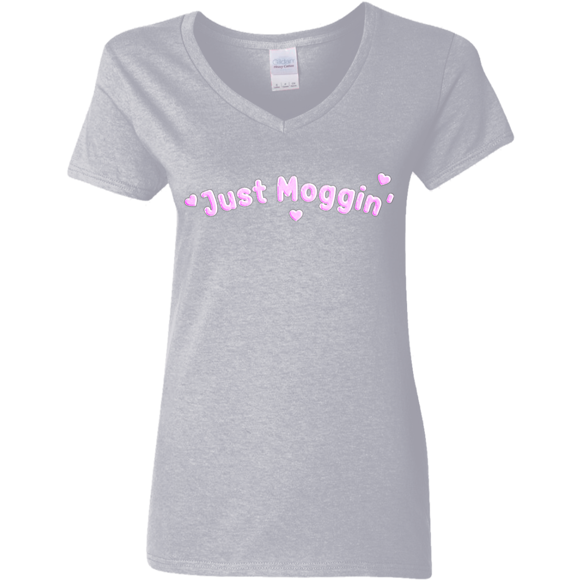 JUST MOGGIN' Womens' Fitted T-Shirt