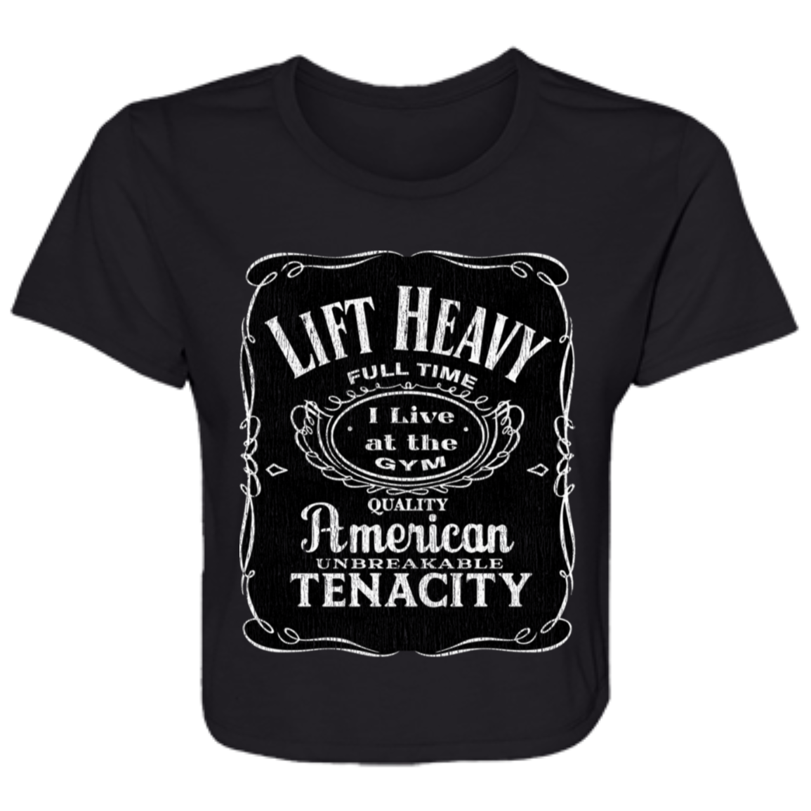 LIFT HEAVY Womens' Crop Top