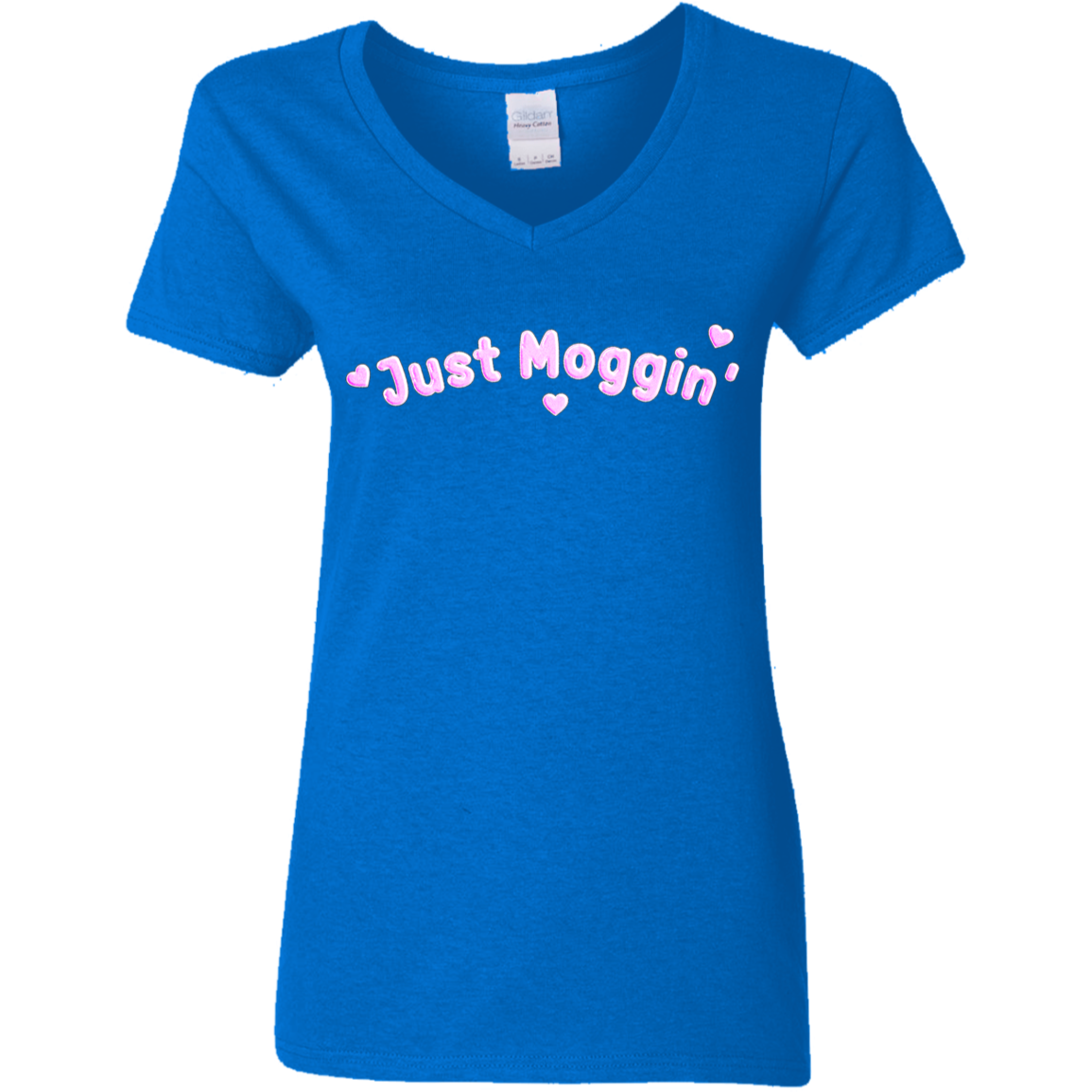 JUST MOGGIN' Womens' Fitted T-Shirt