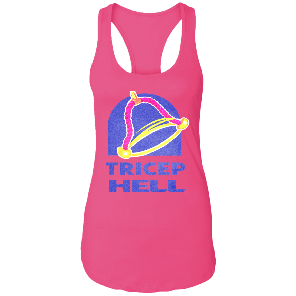 TRICEP HELL Womens' Racerback Tank