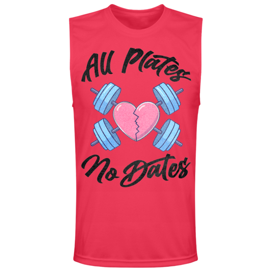 ALL PLATES NO DATES Mens' Muscle Tee / Tank