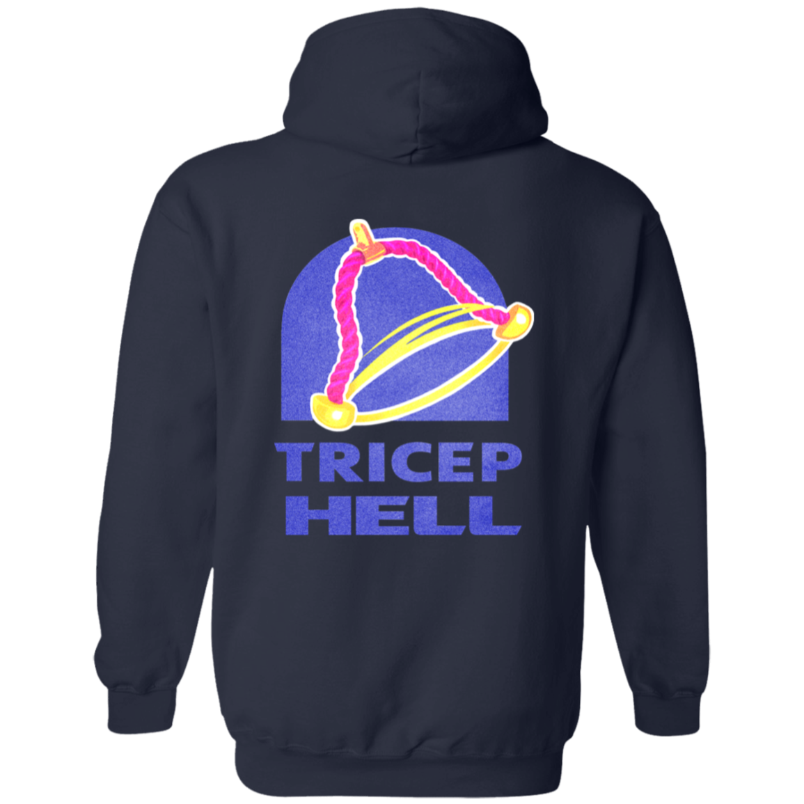 TRICEP HELL 2-Sided Zip-Up Hoodie