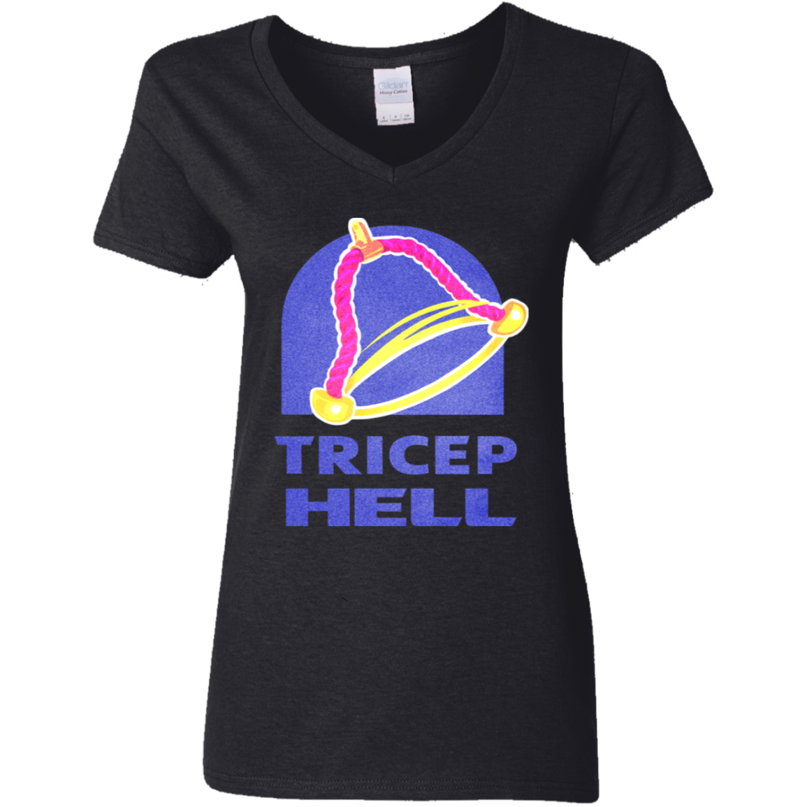 TRICEP HELL Womens' Fitted T-Shirt