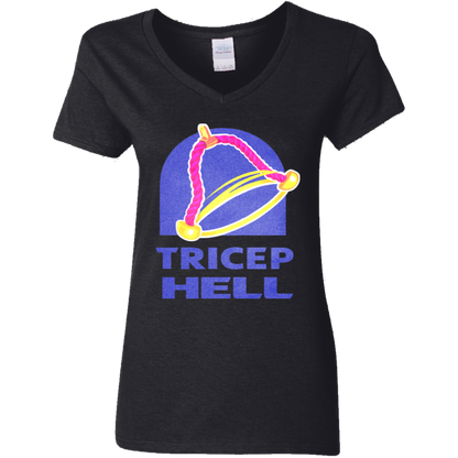 TRICEP HELL Womens' Fitted T-Shirt