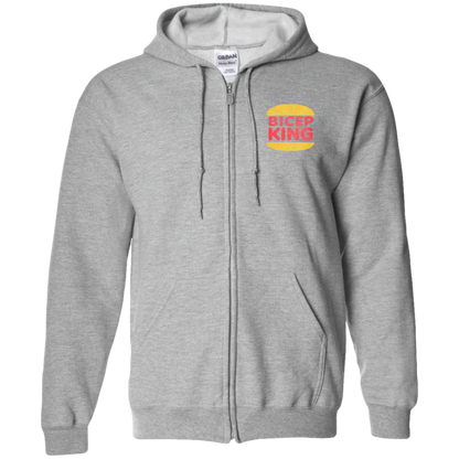 BICEP KING 2-Sided Zip-Up Hoodie