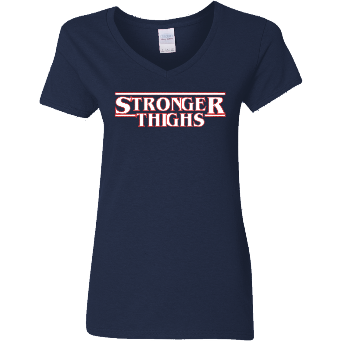 STRONGER THIGHS Womens' Fitted T-Shirt