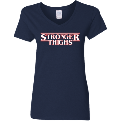 STRONGER THIGHS Womens' Fitted T-Shirt