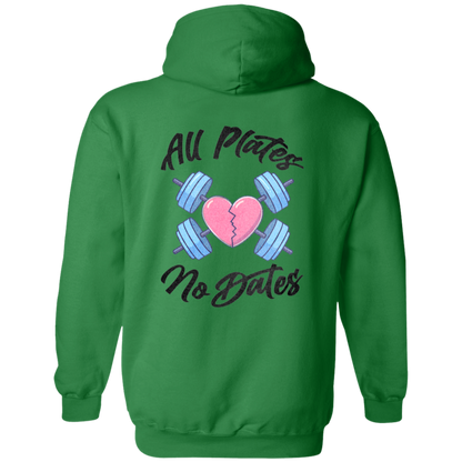 ALL PLATES NO DATES 2-Sided Zip-Up Hoodie