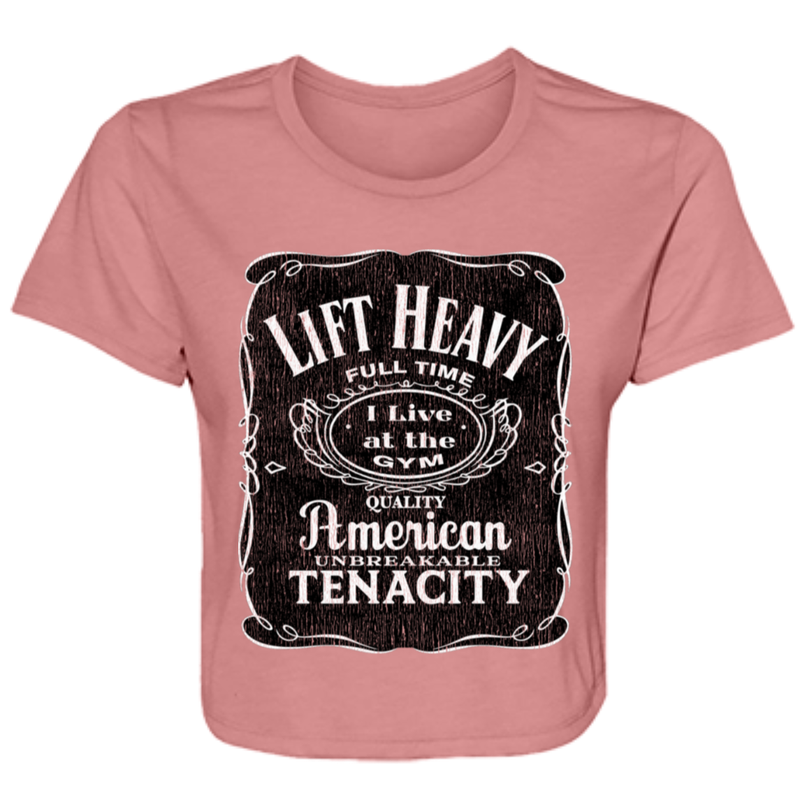 LIFT HEAVY Womens' Crop Top