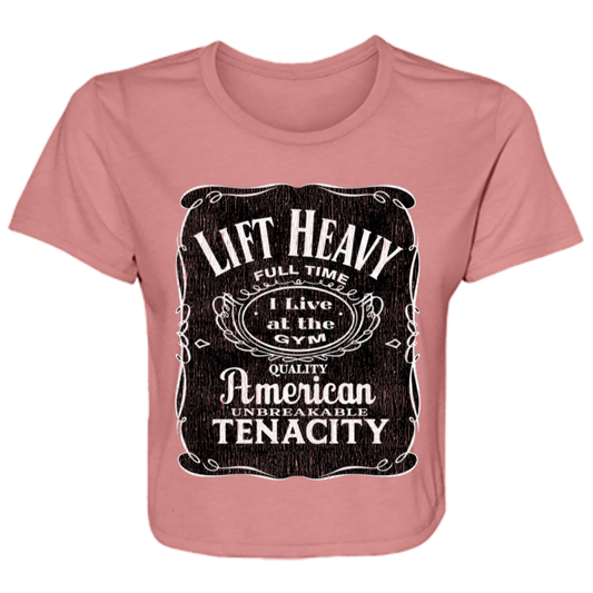 LIFT HEAVY Womens' Crop Top