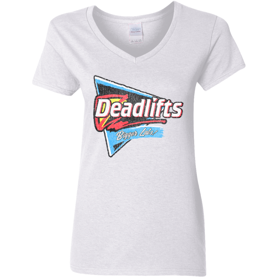 DEADLIFTS: BIGGER LATS! Womens' Fitted T-Shirt