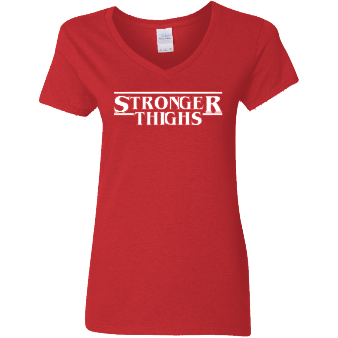 STRONGER THIGHS Womens' Fitted T-Shirt