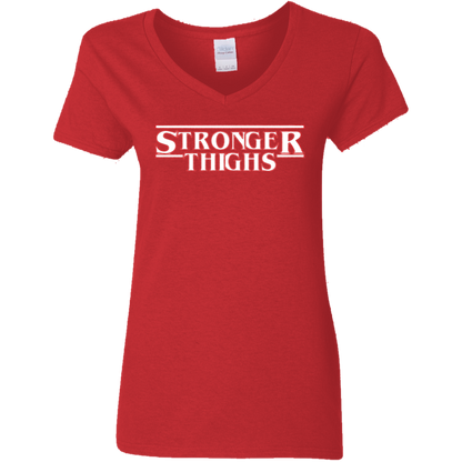 STRONGER THIGHS Womens' Fitted T-Shirt