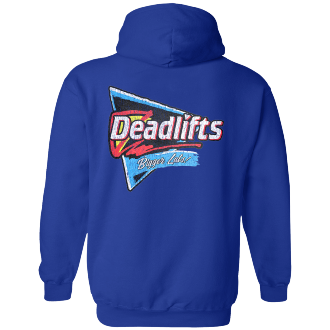 DEADLIFTS: BIGGER LATS! 2-Sided Zip-Up Hoodie