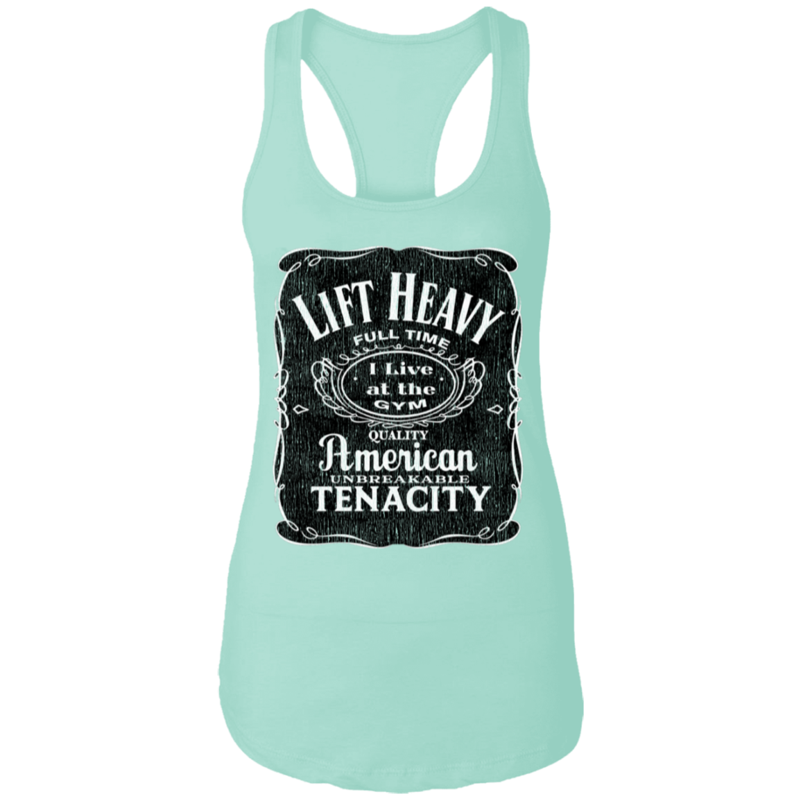 LIFT HEAVY Womens' Racerback Tank