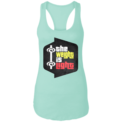 THE WEIGHT IS LIGHT Womens' Racerback Tank