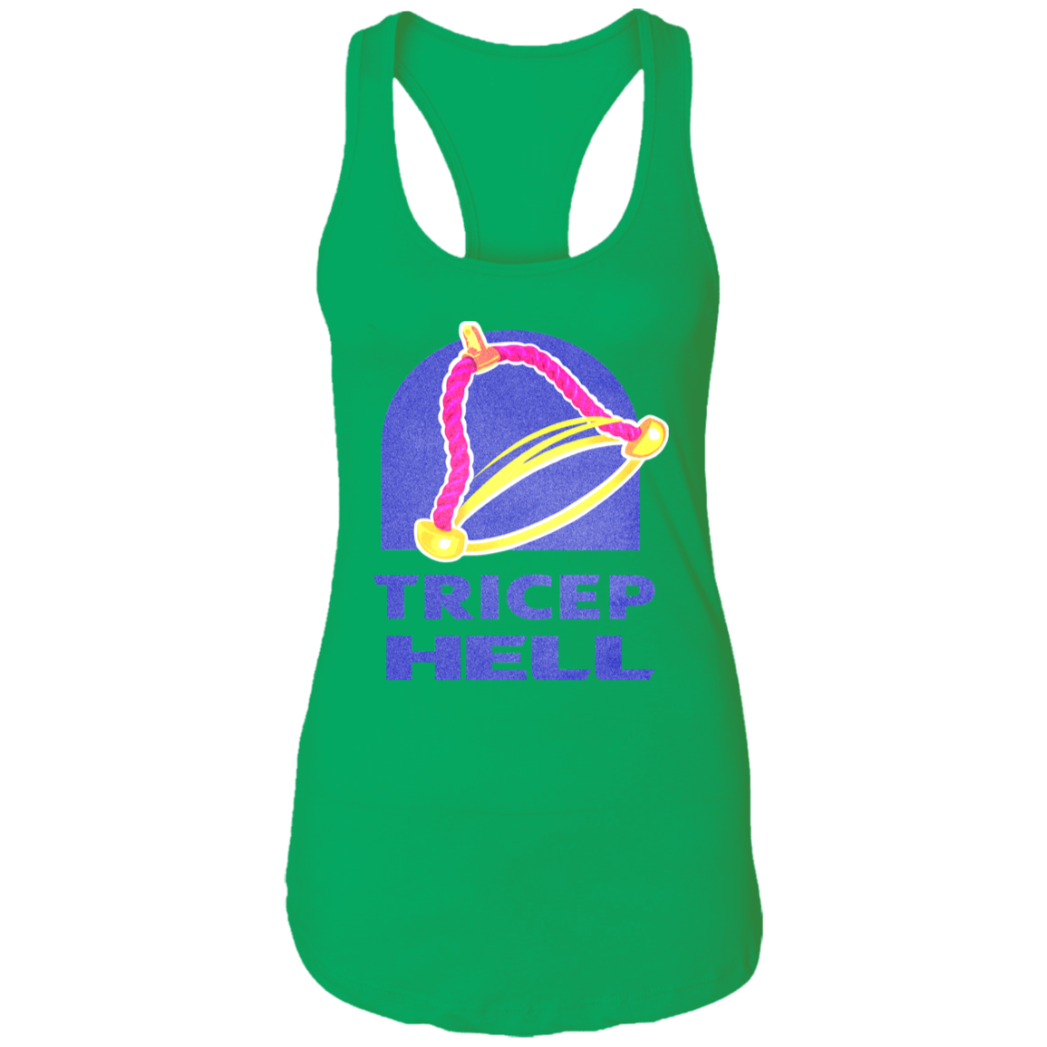 TRICEP HELL Womens' Racerback Tank