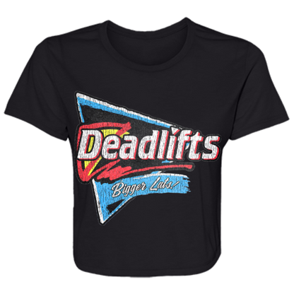 DEADLIFTS: BIGGER LATS! Womens' Crop Top