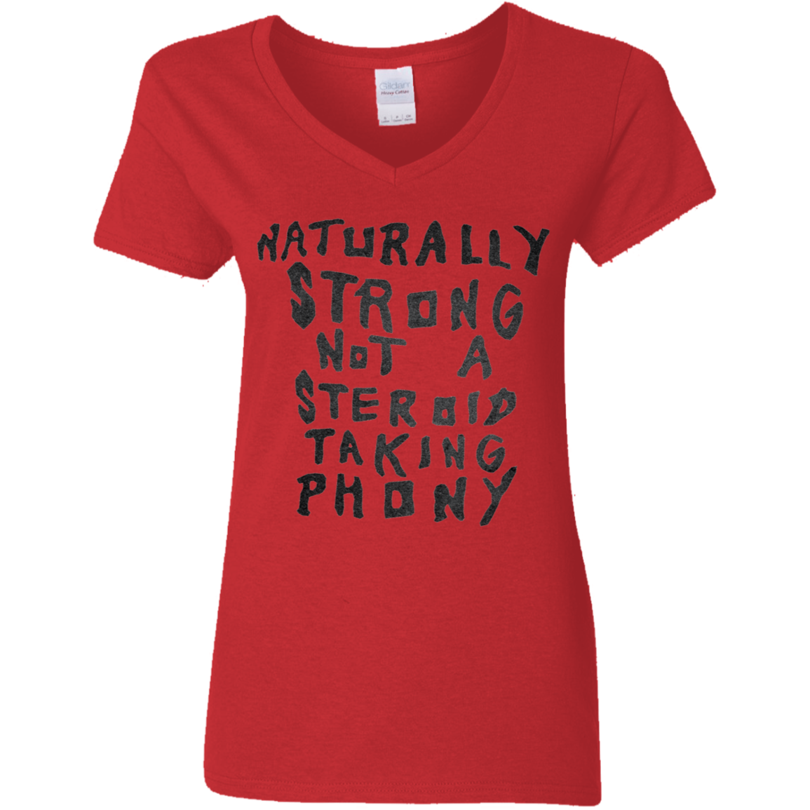 NATURALLY STRONG Womens' Fitted T-Shirt