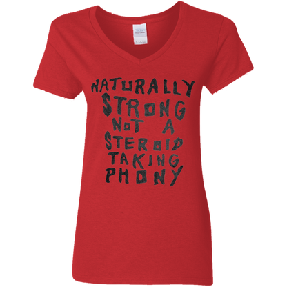 NATURALLY STRONG Womens' Fitted T-Shirt