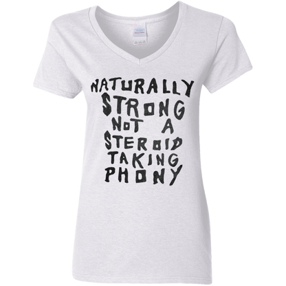 NATURALLY STRONG Womens' Fitted T-Shirt