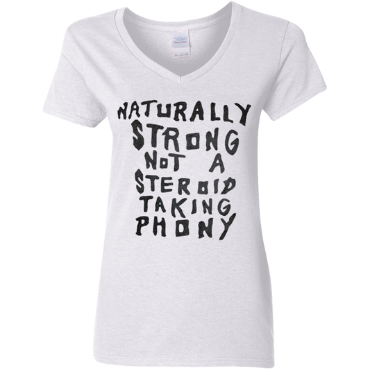 NATURALLY STRONG Womens' Fitted T-Shirt