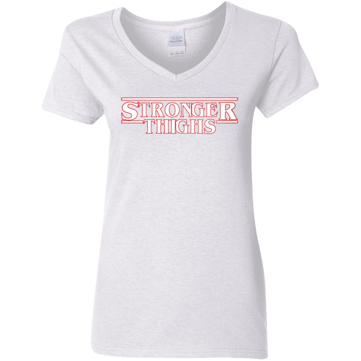 STRONGER THIGHS Womens' Fitted T-Shirt