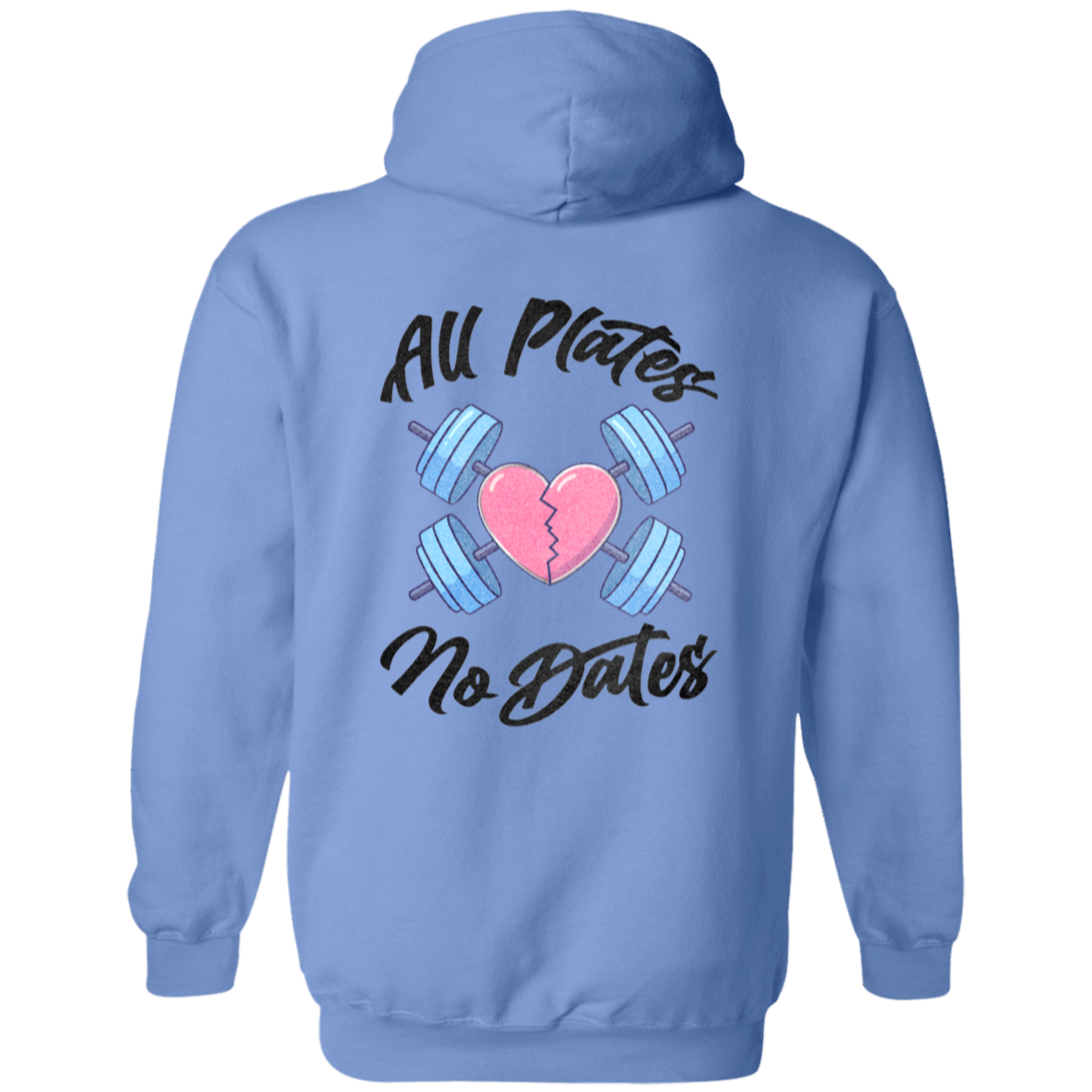 ALL PLATES NO DATES 2-Sided Zip-Up Hoodie