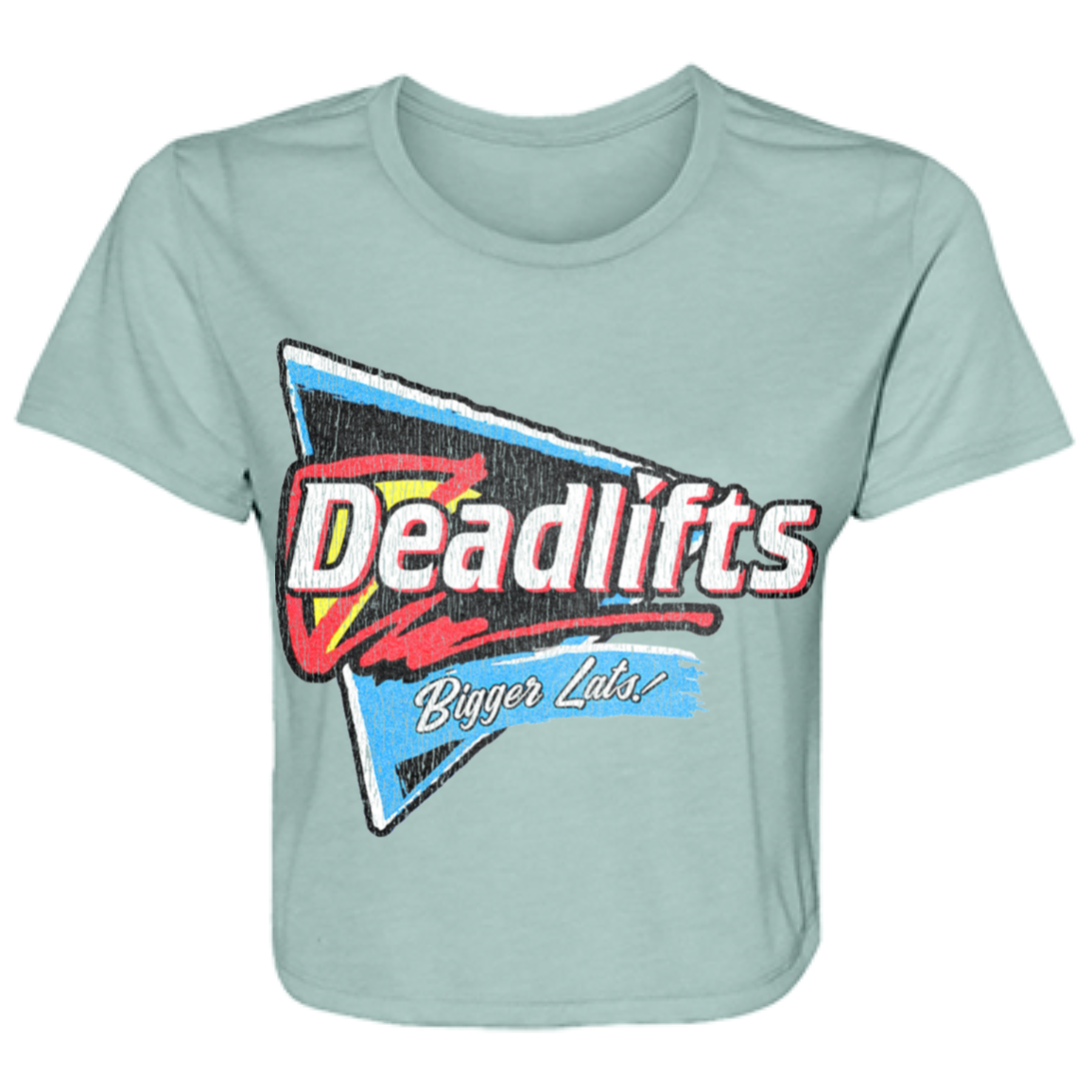 DEADLIFTS: BIGGER LATS! Womens' Crop Top