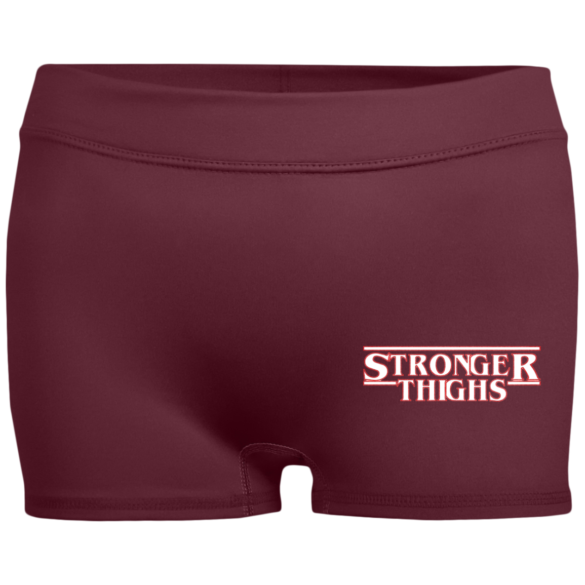 STRONGER THIGHS Womens' Fitted 2.5" Inseam Shorts