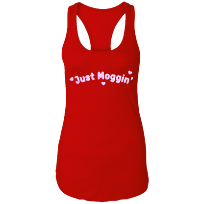 JUST MOGGIN' Womens' Racerback Tank