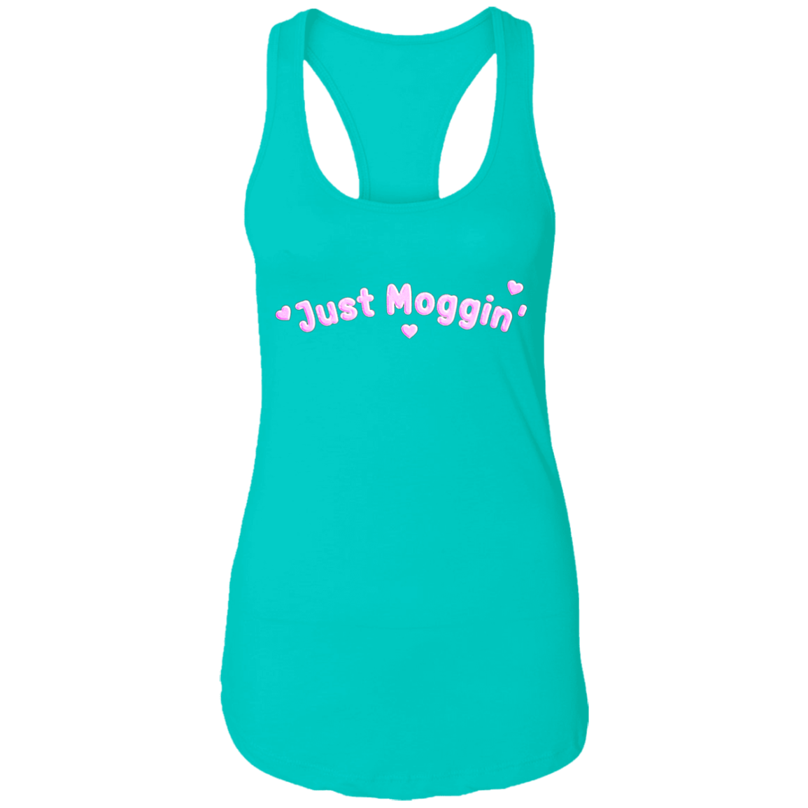 JUST MOGGIN' Womens' Racerback Tank