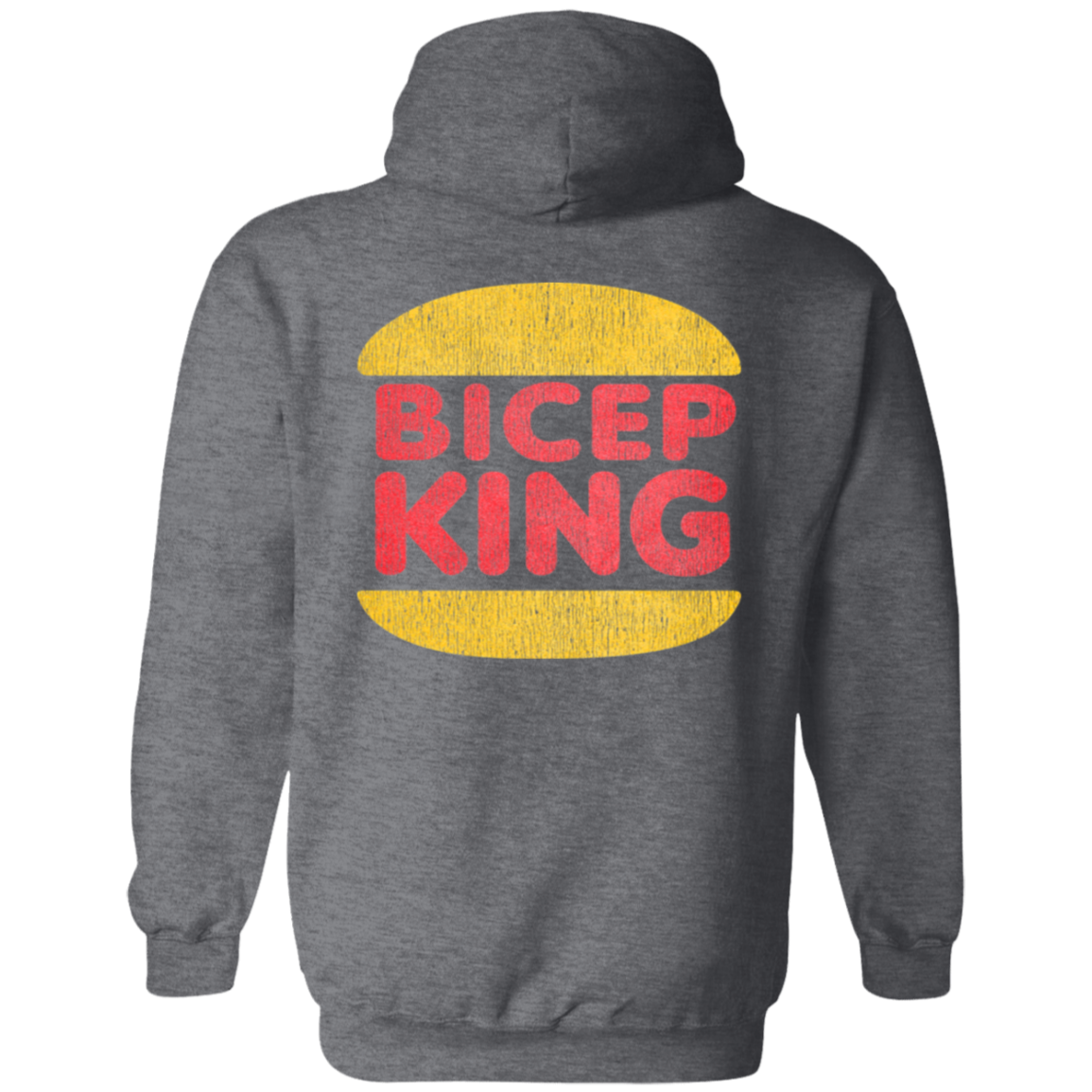 BICEP KING 2-Sided Zip-Up Hoodie