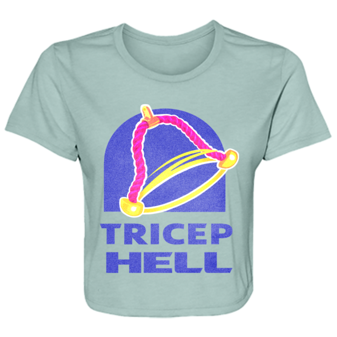 TRICEP HELL Womens' Crop Top