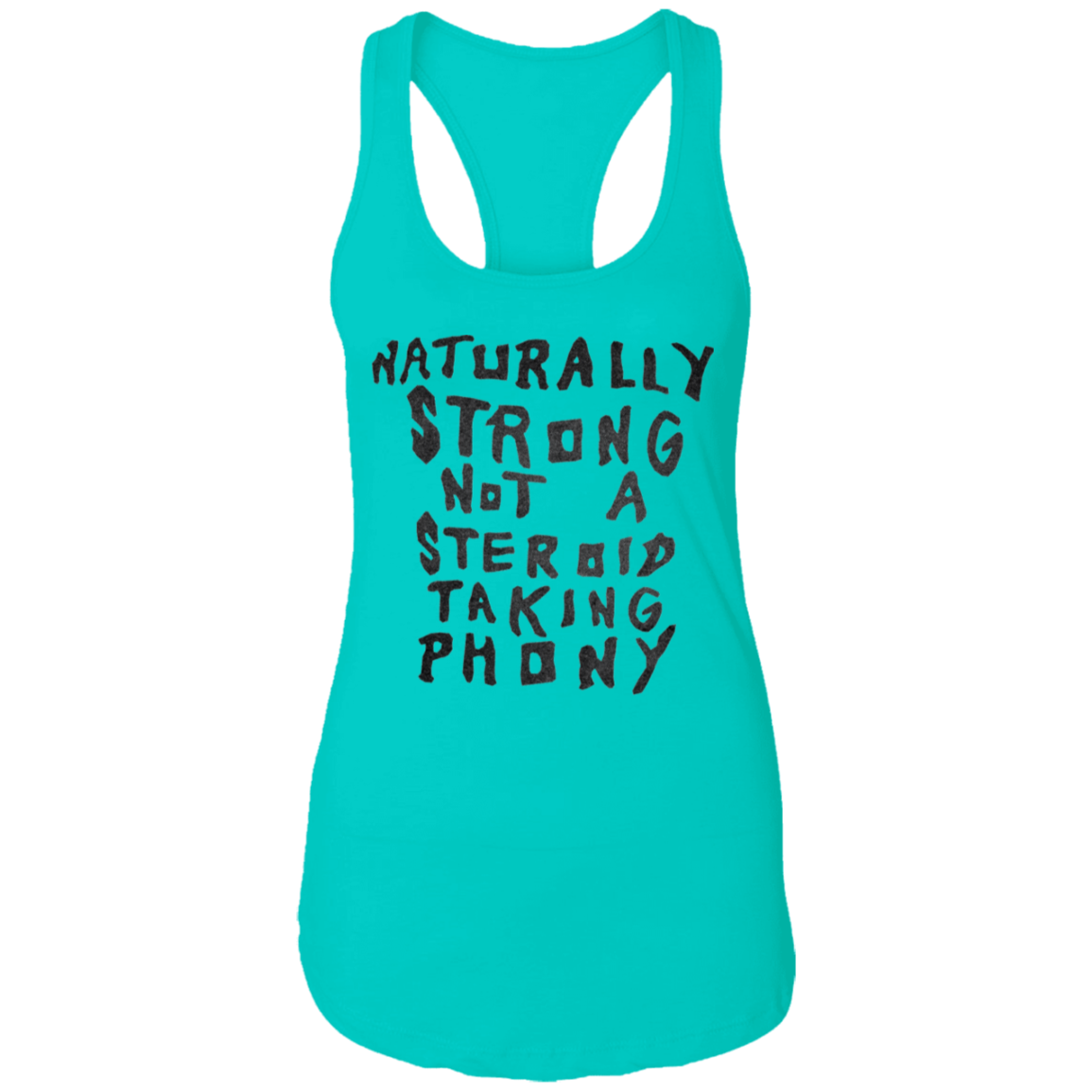 NATURALLY STRONG Womens' Racerback Tank