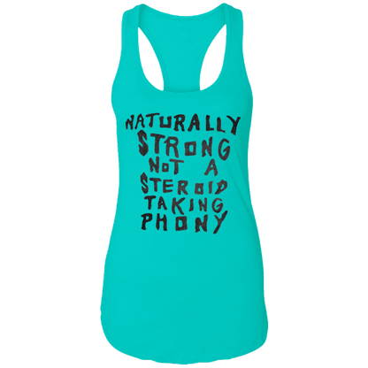 NATURALLY STRONG Womens' Racerback Tank