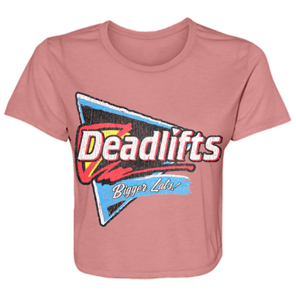 DEADLIFTS: BIGGER LATS! Womens' Crop Top