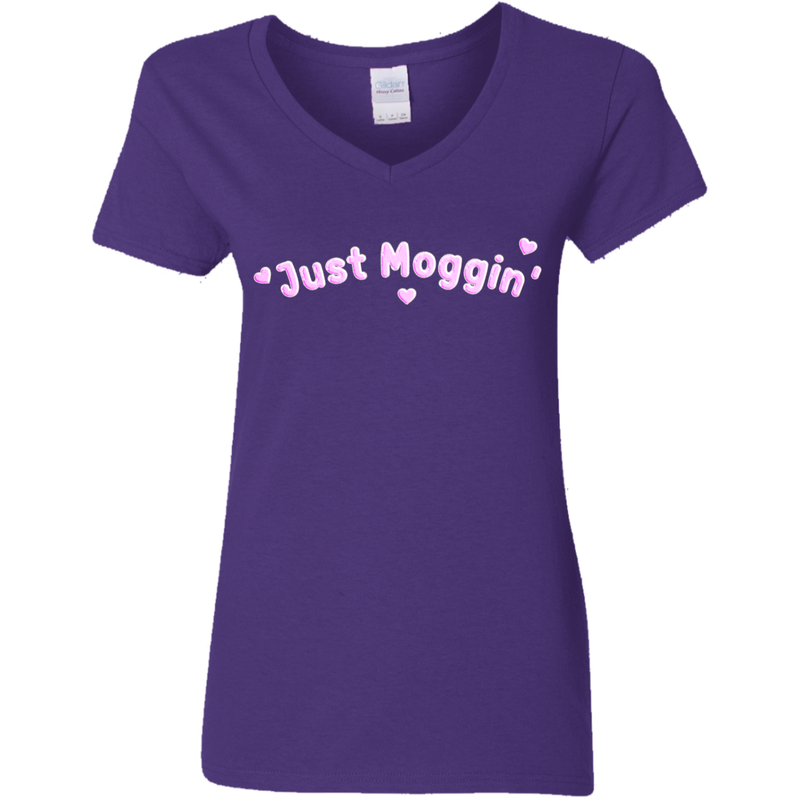 JUST MOGGIN' Womens' Fitted T-Shirt