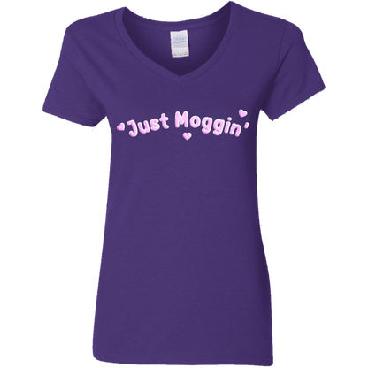 JUST MOGGIN' Womens' Fitted T-Shirt