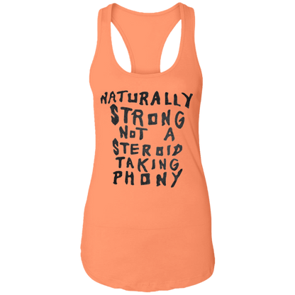 NATURALLY STRONG Womens' Racerback Tank