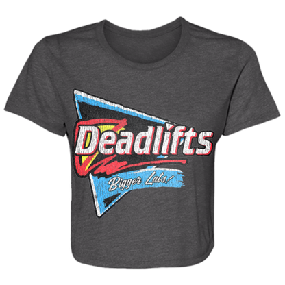 DEADLIFTS: BIGGER LATS! Womens' Crop Top