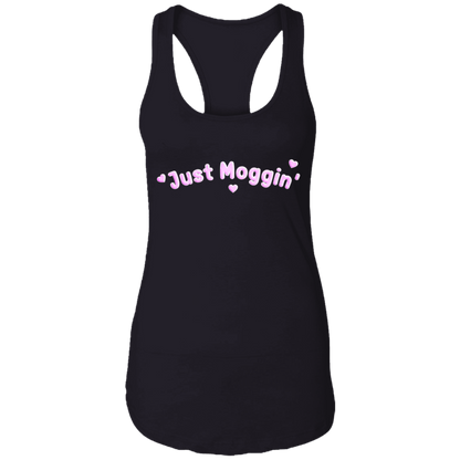 JUST MOGGIN' Womens' Racerback Tank